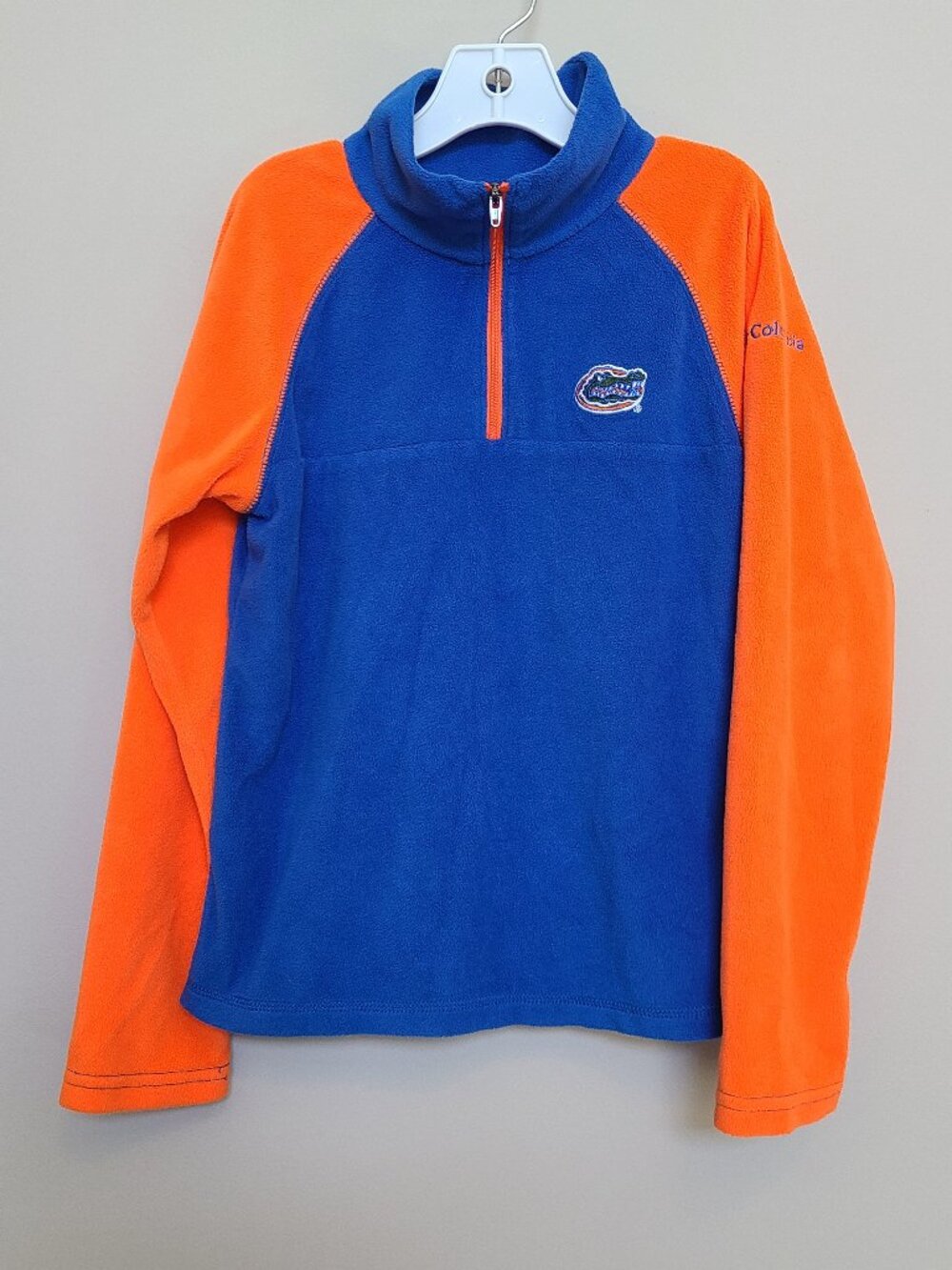 Boys Columbia Florida Gators Quarter Zip Sleeve Small